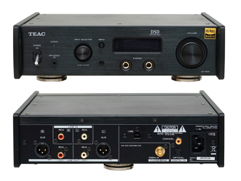 Teac（ティアック）UD-503を使った、IO DATA Fidata（HFAS1-S10