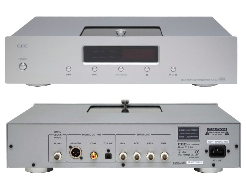 CEC TL3 3.0 ベルトドライブ方式CDトランスポーター 音質試聴比較