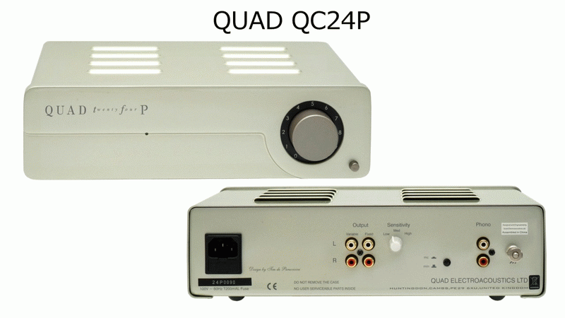 ジャンク 真空管フォノイコライザー QUAD QC24P