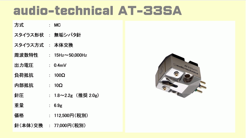 audio-technica MCカートリッジ全モデル、Phasemation PP-300、PP 