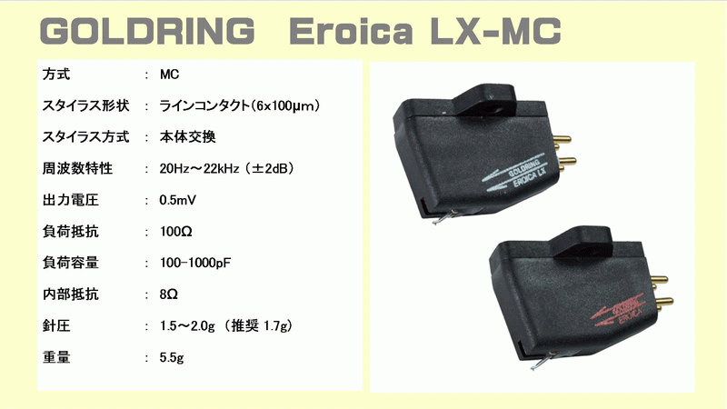 TOP WING 青龍・朱雀 Goldring（ゴールドリング）Eroica LX Ethos