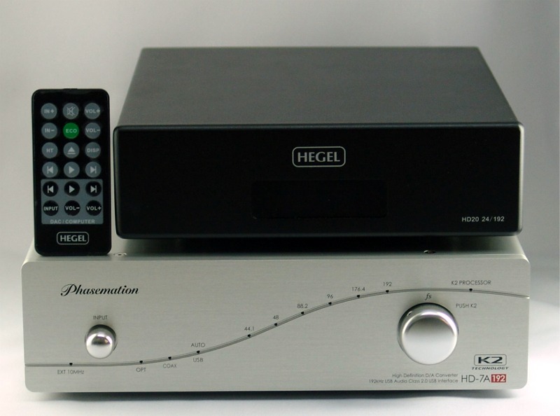 Phaseteck HD-7A192 Hegel HD20 フェイズテック ヘーゲル 音質 テスト